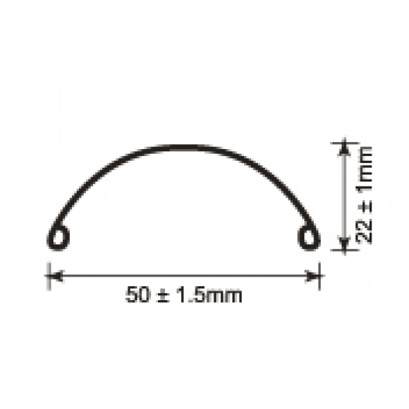 Chrómové blatníky na skladačku, 20" (406)