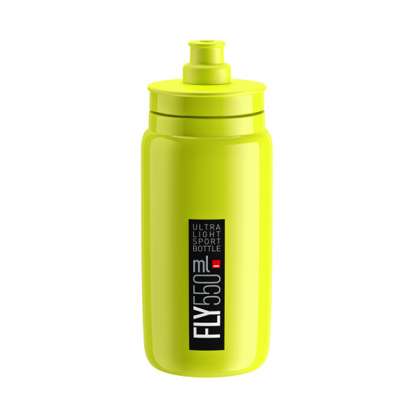 Fľaša Elite FLY TEAM cyklistická, 550 ml neon yellow