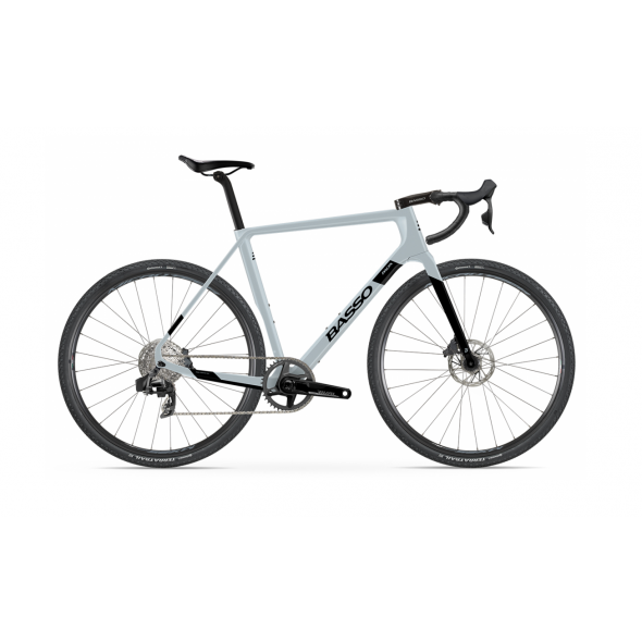Gravel bicykel BASSO PALTA, STONE GRAY, SRAM RIVAL ETAP AXS XPLR, MICROTECH MX25, 2024