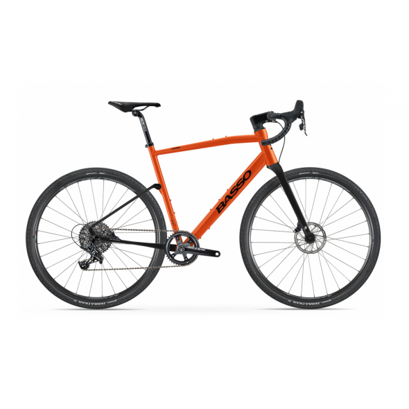 Gravel bicykel BASSO TERA, SIENA TERA, SRAM APEX, MICROTECH MX25, 2024