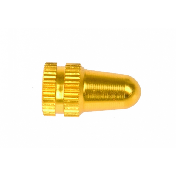 Čapička na auto/galuska ventilok, zlatá