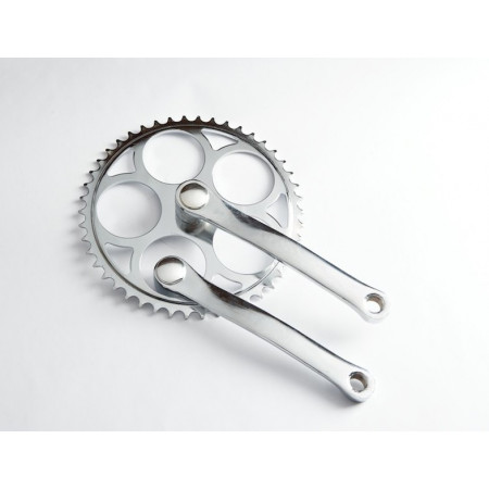 Steel crankset